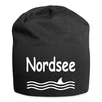 Nordsee - Jersey-Beanie - Schwarz - Vorne