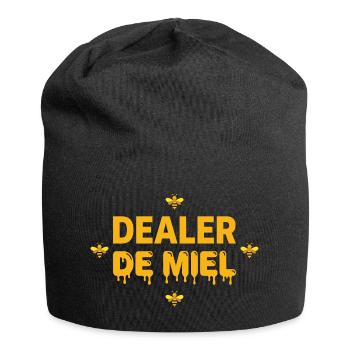 Dealer De Miel Drôle Cadeau Apiculture - Bonnet en jersey - noir - Devant