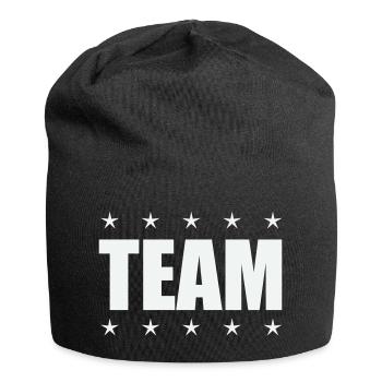 Team with stars - Jersey Beanie - black - Front