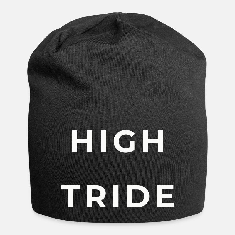 High Pride Bold Typography - Jersey Beanie - black