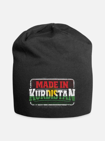 Made In Kurdistan Kurde Kurden - Jersey-Beanie - Schwarz