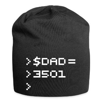 DAD Terminal de Pixels Nerd Code 8-Bits Rétro - Bonnet en jersey - noir - Devant