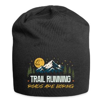 Trail Running - Roads Are Boring - Jersey Beanie - black - Front
