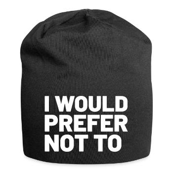 Bartleby - Jersey Beanie - black - Front