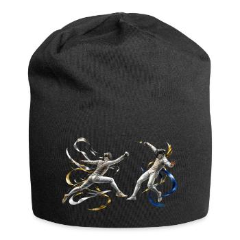 Duel Fencing Energy Ribbons - Jersey Beanie - black - Front