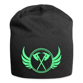 Axtflügel Emblem - Jersey-Beanie - Schwarz - Vorne