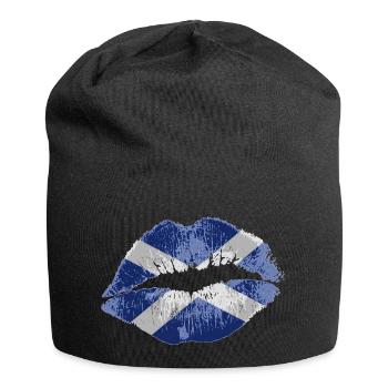 Kiss (Scotland) - Jersey Beanie - black - Front