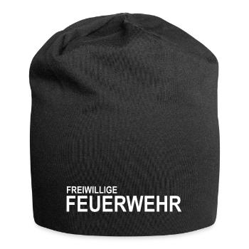 Freiwillige Feuerwehr Design - Jersey-Beanie - Schwarz - Vorne