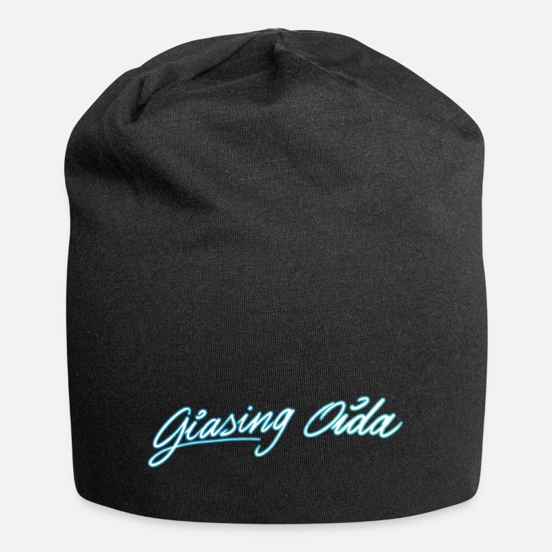 Giasing Oida - Jersey-Beanie - Schwarz