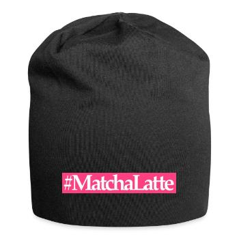 matcha latte - Bonnet en jersey - noir - Devant