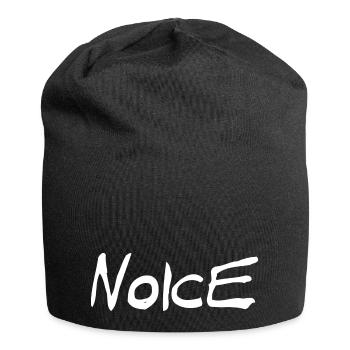 Noice - Logo blanc - Bonnet en jersey - noir - Devant