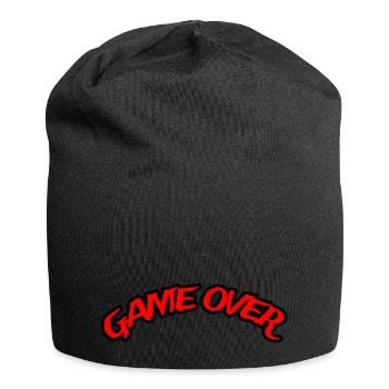 GAME OVER - Jersey-Beanie - Schwarz - Vorne