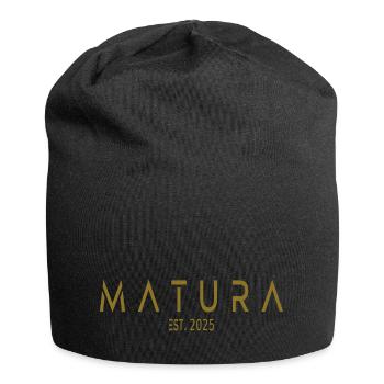 Matura est. 2025 - Jersey-Beanie - Schwarz - Vorne
