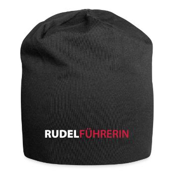 Rudelführerin - Jersey-Beanie - Schwarz - Vorne