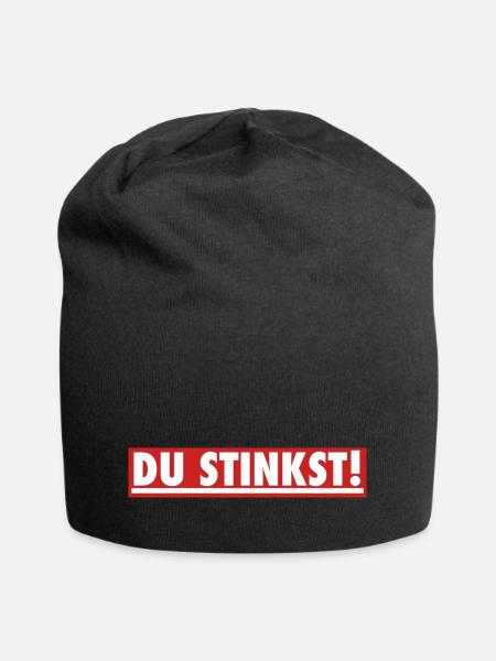 Du stinkst! - Jersey-Beanie - Schwarz