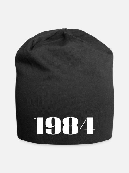1984 - Gift born in 1984 - Jersey Beanie - black