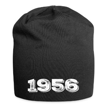 Geburtstagsgeschenk 1956 - 1956 - Jersey-Beanie - Schwarz - Vorne