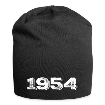 Geburtstagsgeschenk 1954 - 1954 - Jersey-Beanie - Schwarz - Vorne