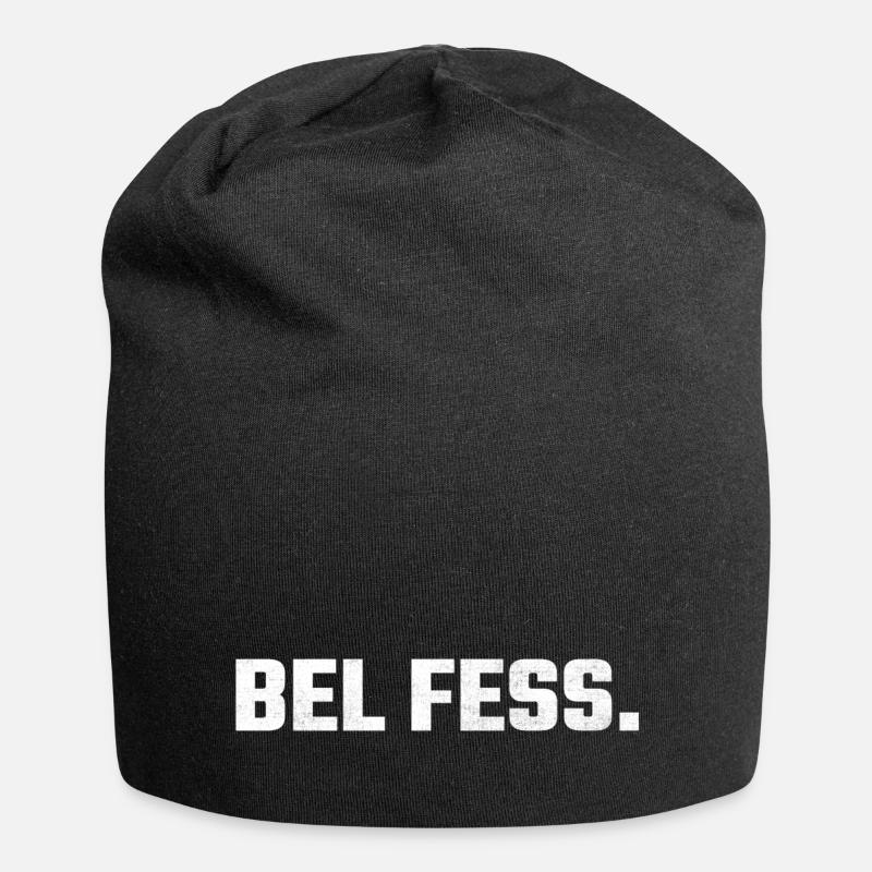 Nice fess - imprimé - Bonnet en jersey - noir