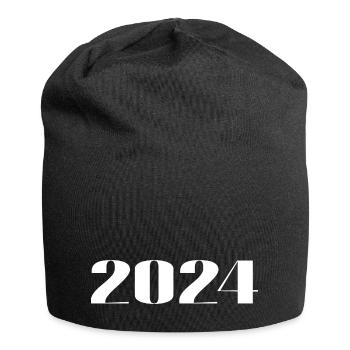 2024 - Gift born in 2024 - Jersey Beanie - black - Front