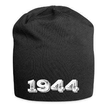 Geburtstagsgeschenk 1944 - 1944 - Jersey-Beanie - Schwarz - Vorne