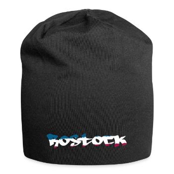 Rostock Graffiti - Jersey-Beanie - Schwarz - Vorne