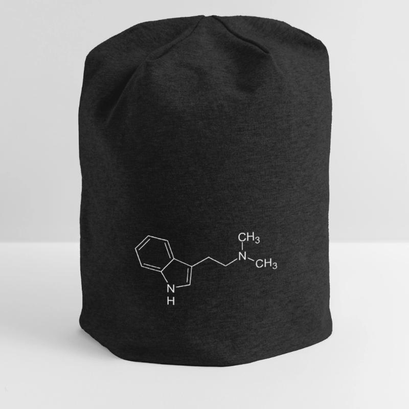DMT dimethyltryptamine structural formula Jersey Beanie
