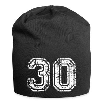 30 - Jersey Beanie - black - Front