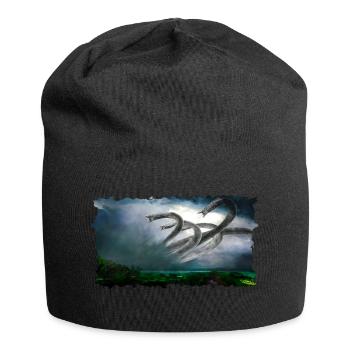 Gigantic Hydra creature Greek mythology - Jersey Beanie - black - Front