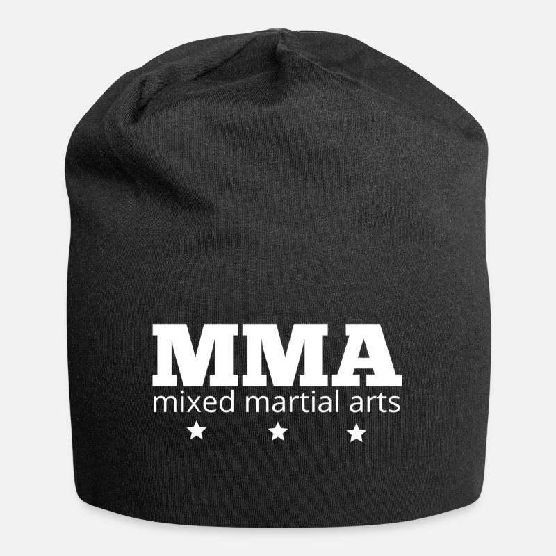 MMA - Bonnet en jersey - noir