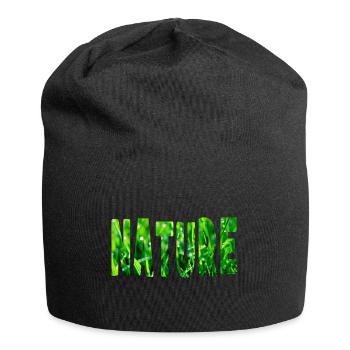 nature - Jersey Beanie - black - Front