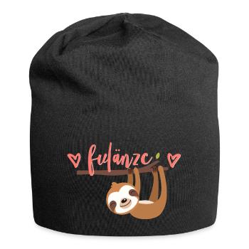 Schweizerdeutsch Faulenzen - Fulänze - Jersey-Beanie - Schwarz - Vorne