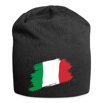 Italy flag - Jersey Beanie - black - Front