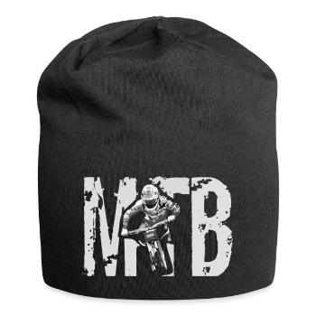 Mtb - Jersey-Beanie - Schwarz - Vorne