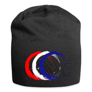 Kroatien - Jersey-Beanie - Schwarz - Vorne