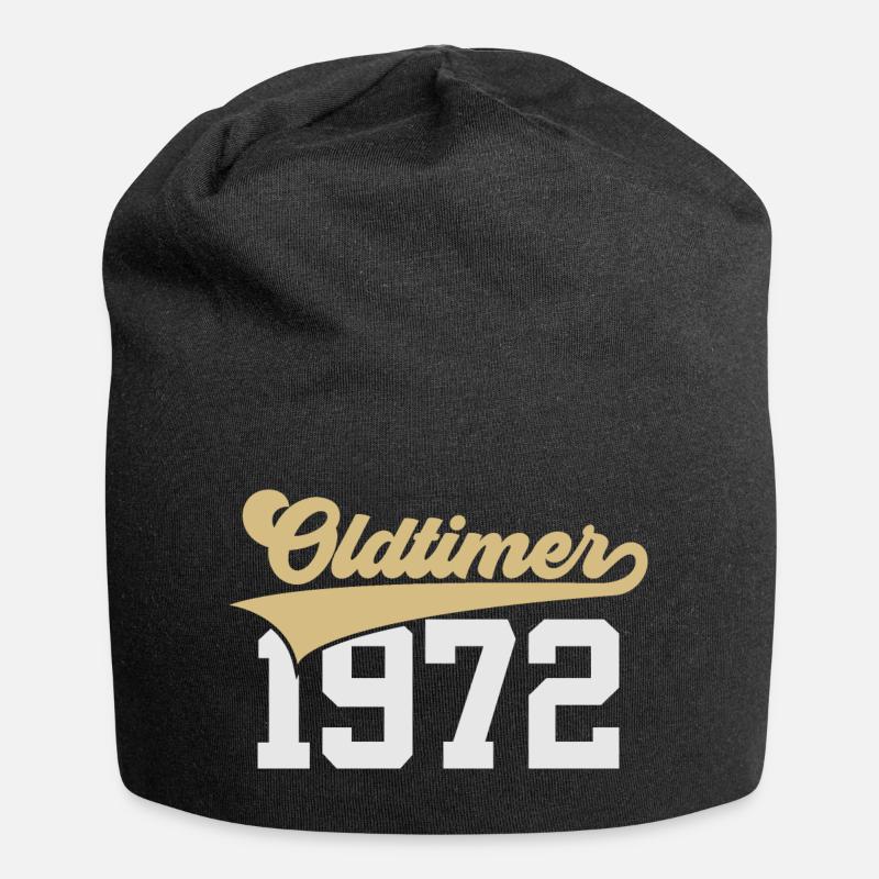 54. GEBURTSTAG OLDTIMER 1972 - Jersey-Beanie - Schwarz