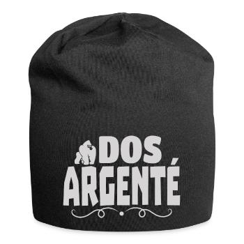 dos argenté - Bonnet en jersey - noir - Devant