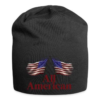 All American - Jersey Beanie - black - Front