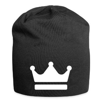 Crown - Jersey Beanie - black - Front