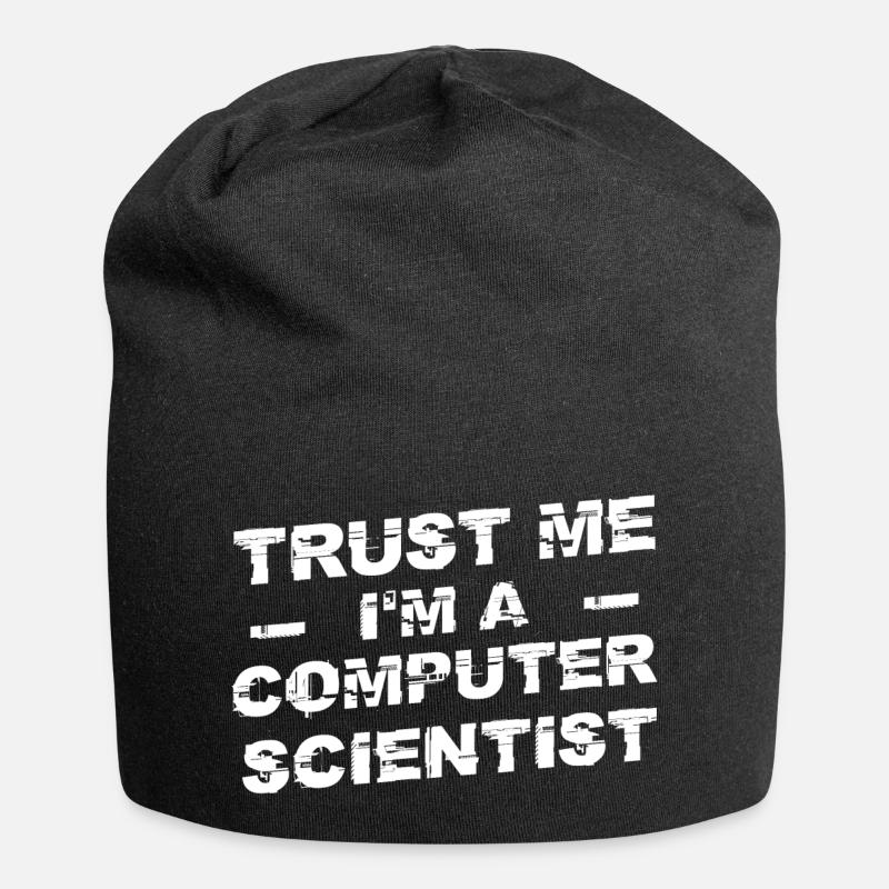 Croyez-moi, je suis informaticien - Bonnet en jersey - noir