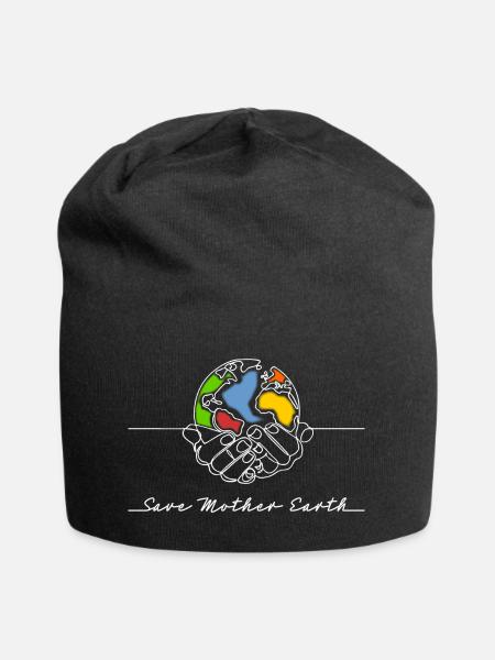 Save Mother Earth (Save Earth-Edition) - Jersey Beanie - black