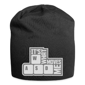 c’est ce qui m’émeut - Bonnet en jersey - noir - Devant