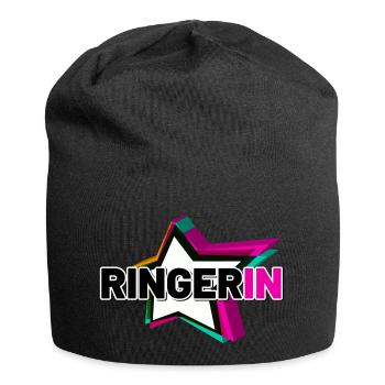 Ringerin - Jersey-Beanie - Schwarz - Vorne