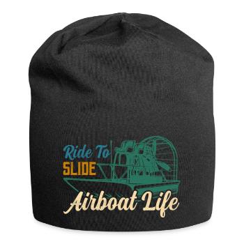 Ride To Slide Airboat Life Hydroplane Propeller Sw - Jersey-Beanie - Schwarz - Vorne