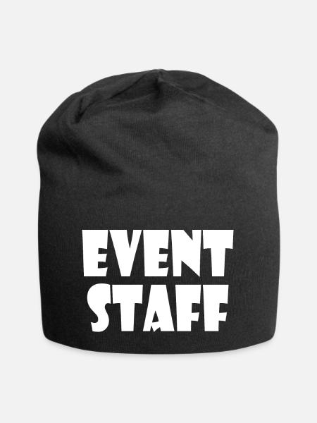 Event staff - Jersey-Beanie - Schwarz