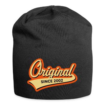Original depuis 2002 (année de naissance, anniversaire / 3C) - Bonnet en jersey - noir - Devant