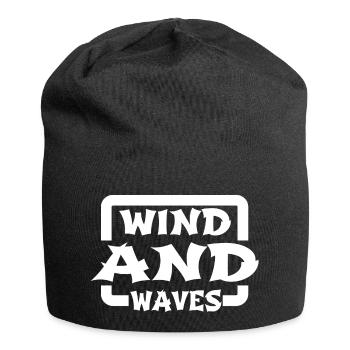 windsurfing present windsurfing tricks - Jersey-Beanie - Schwarz - Vorne