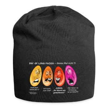 Beförderung - Jersey-Beanie - Schwarz - Vorne