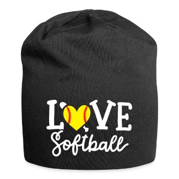 Softball-Spieler Softball - Jersey-Beanie - Schwarz - Vorne