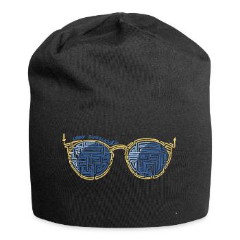 Laby Sonnenbrille 1 - Jersey-Beanie - Schwarz - Vorne